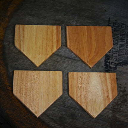 Baseball Home Plate Coasters “Laser Etched”