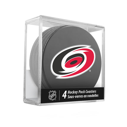 Carolina Hurricanes Hockey Puck Coaster Set