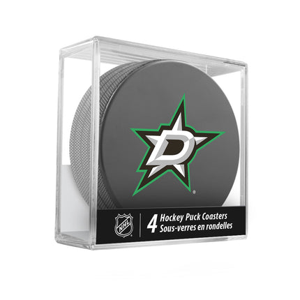 Dallas Stars Hockey Puck Coaster Set