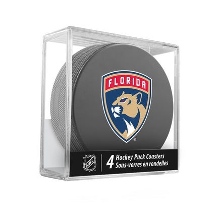 Florida Panthers Hockey  Puck Coaster Set