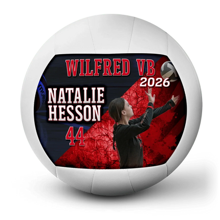 Custom Volleyball - Earthquake design front