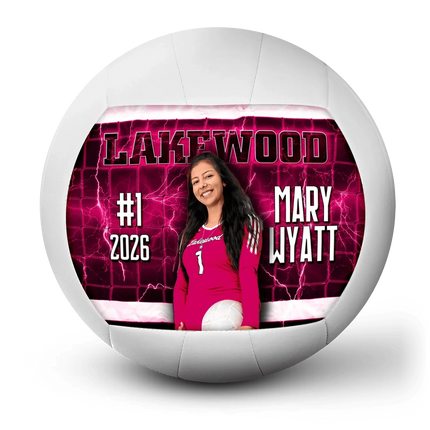 Custom Volleyball - Playmaker design front