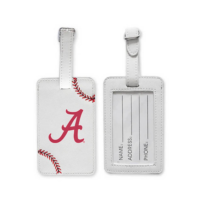 Alabama Crimson Tide Baseball Luggage Tag - Authentic Series