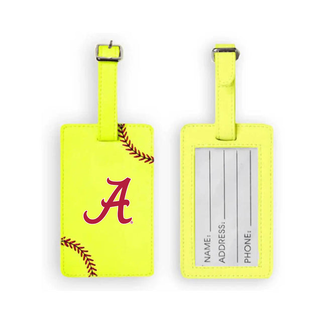 Alabama Crimson Tide Softball Luggage Tag - Authentic Series