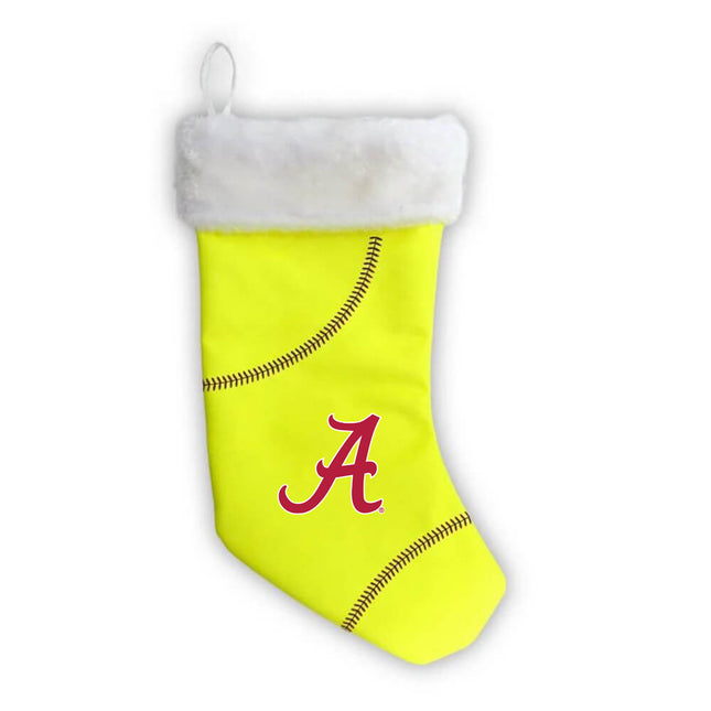 Alabama Crimson Tide Softball Christmas Stocking - Authentic Series