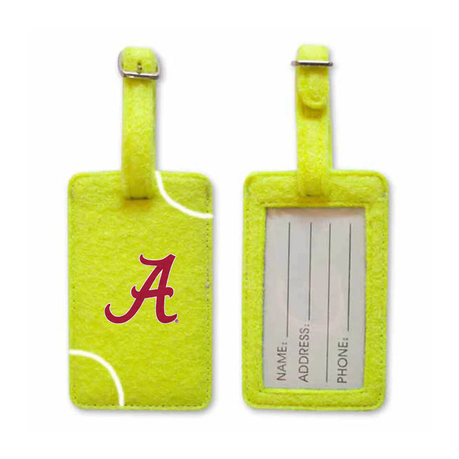 Alabama Crimson Tide Tennis Luggage Tag - Authentic Series