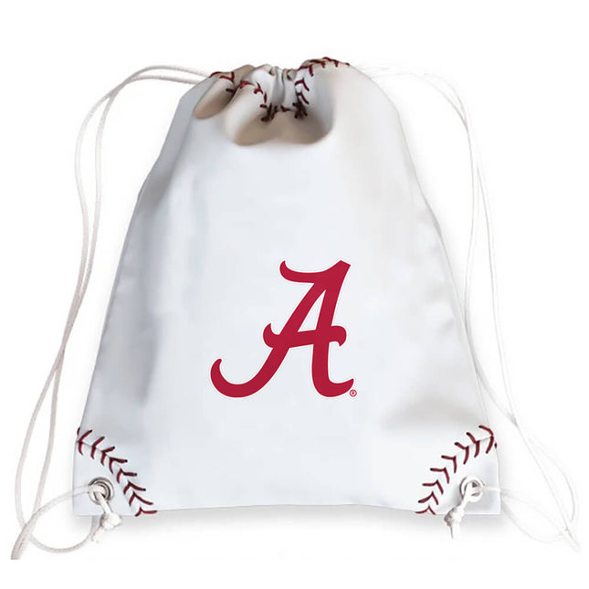 Alabama Crimson Tide Baseball Drawstring Bag - Authentic Series