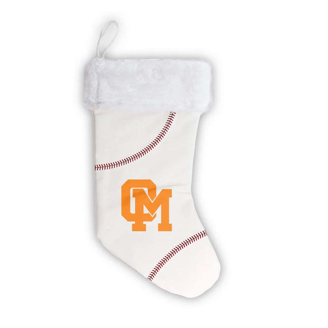 Oakland Mills Scorpions Baseball Christmas Stocking - Authentic Series