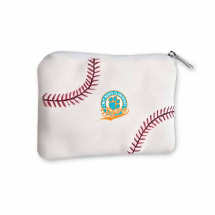 CMIT North Elementary School Tigers Baseball Coin Purse - Authentic Series