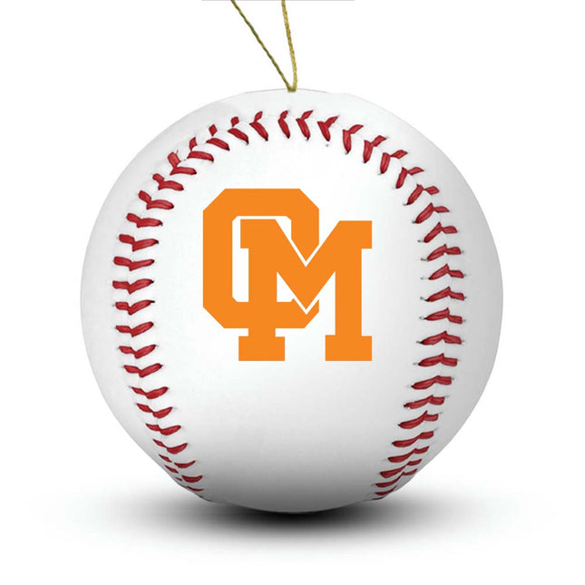 Oakland Mills Scorpions Baseball Ornament “Standard Edition” - Authentic Series
