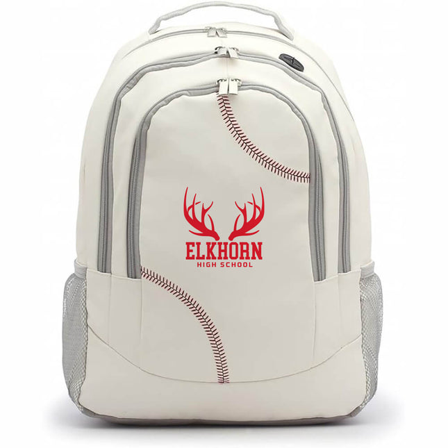 Elkhorn High School Antlers Baseball Backpack - Authentic Series