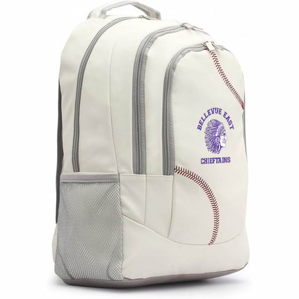 Bellevue East Chieftains Baseball Backpack - Authentic Series