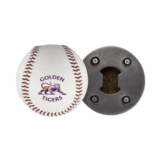 CMIT Academy Golden Tigers Baseball Bottle Opener - Authentic Series