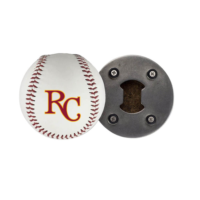 Roncalli Crimson Pride Baseball Bottle Opener - Authentic Series