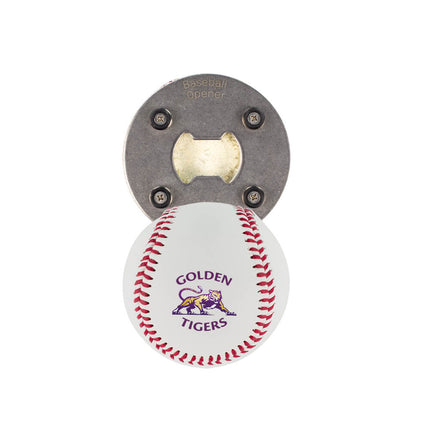 CMIT Academy Golden Tigers Baseball Bottle Opener - Authentic Series
