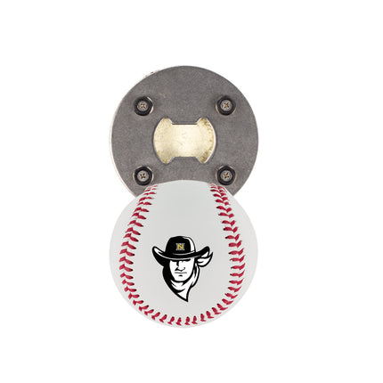 Northeastern Plainsmen Baseball Bottle Opener - Authentic Series