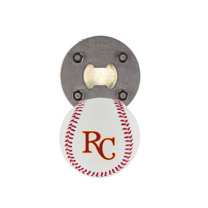 Roncalli Crimson Pride Baseball Bottle Opener - Authentic Series