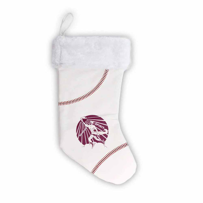 Blackwell Maroons Baseball Christmas Stocking - Authentic Series