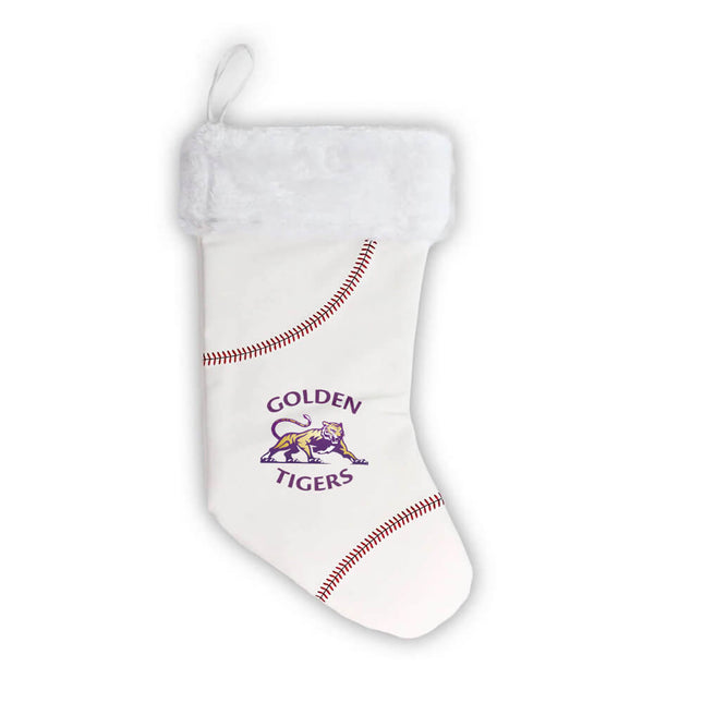 CMIT Academy Golden Tigers Baseball Christmas Stocking - Authentic Series