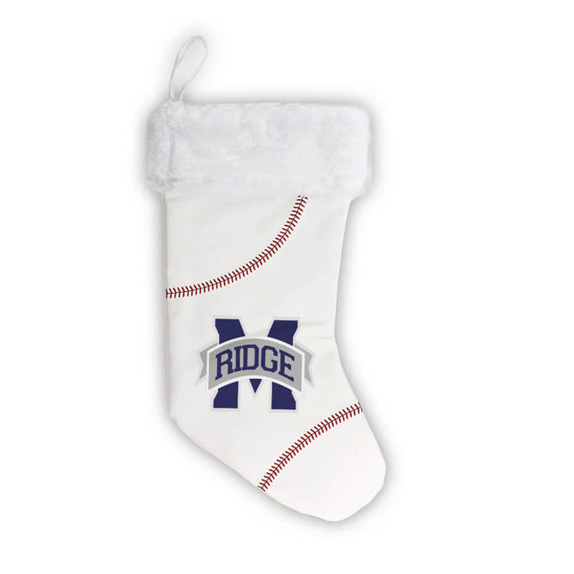 Marriotts Ridge Mustangs Baseball Christmas Stocking - Authentic Series