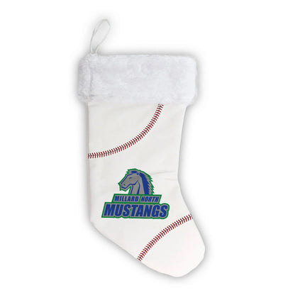 Millard North Mustangs Baseball Christmas Stocking - Authentic Series