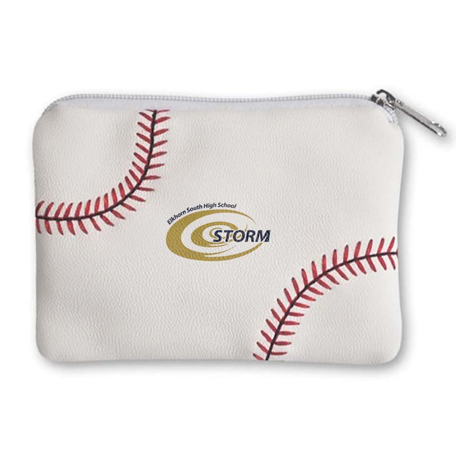 Elkhorn South Storm Baseball Coin Purse - Authentic Series