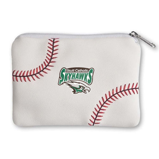 Skutt Catholic SkyHawks Baseball Coin Purse - Authentic Series