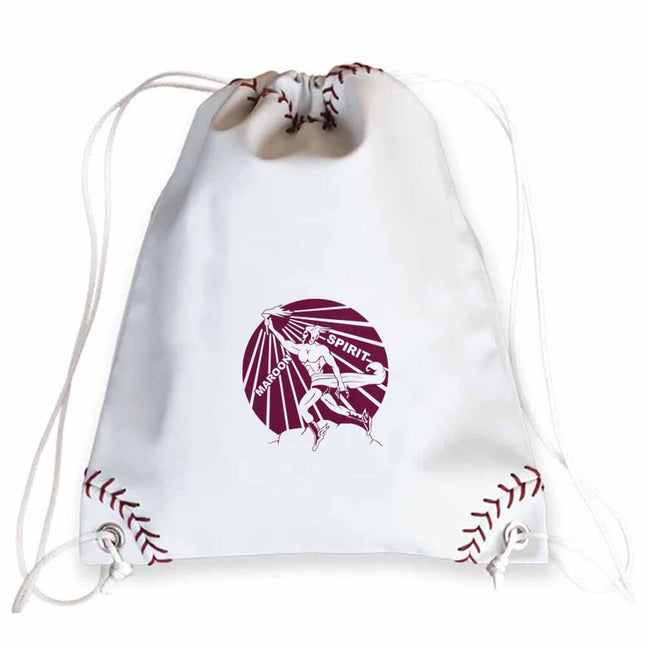 Blackwell Maroons Baseball Drawstring Bag - Authentic Series