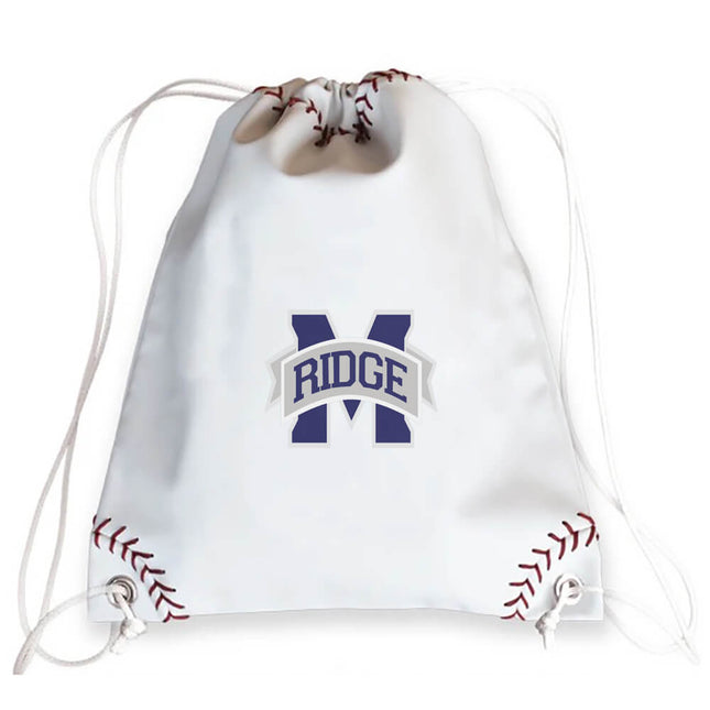 Marriotts Ridge Mustangs Baseball Drawstring Bag - Authentic Series