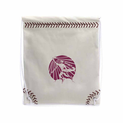Blackwell Maroons Baseball Drawstring Bag - Authentic Series