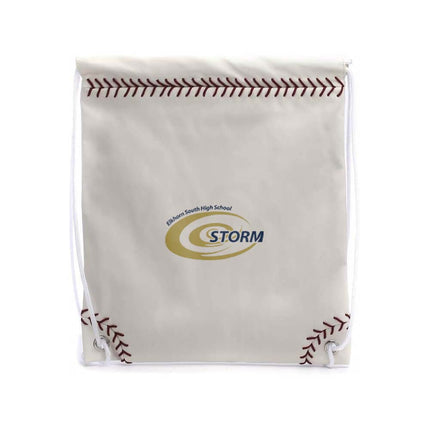 Elkhorn South Storm Baseball Drawstring Bag - Authentic Series