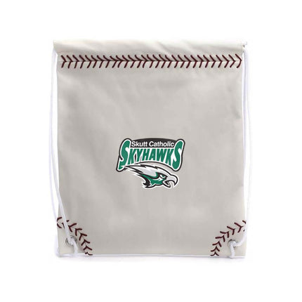 Skutt Catholic SkyHawks Baseball Drawstring Bag - Authentic Series