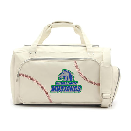 Millard North Mustangs Baseball Duffel Bag - Authentic Series