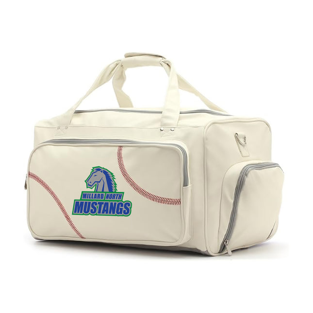 Millard North Mustangs Baseball Duffel Bag - Authentic Series
