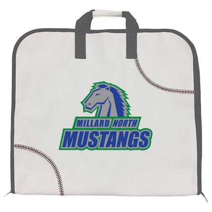 Millard North Mustangs Baseball Garment Bag - Authentic Series