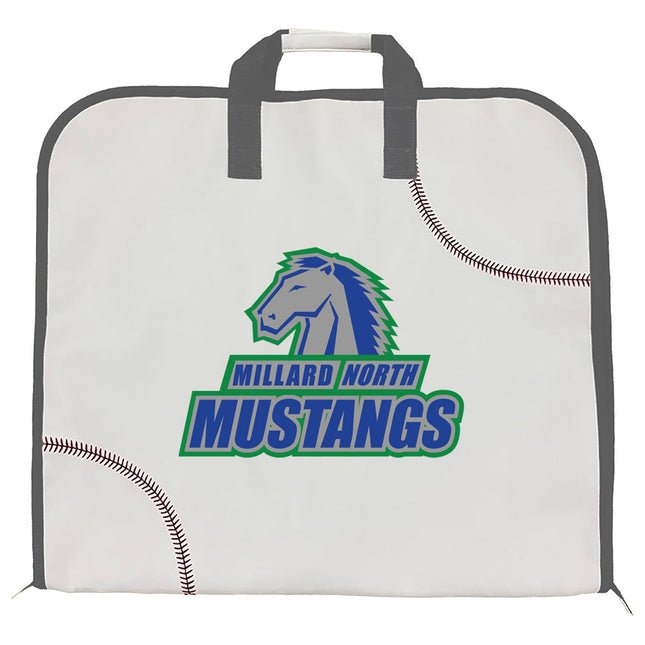 Millard North Mustangs Baseball Garment Bag - Authentic Series
