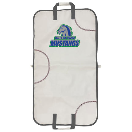 Millard North Mustangs Baseball Garment Bag - Authentic Series