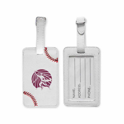Blackwell Maroons Baseball Luggage Tag - Authentic Series