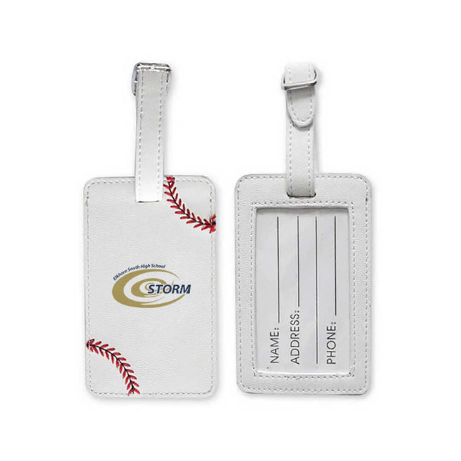 Elkhorn South Storm Baseball Luggage Tag - Authentic Series