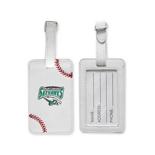 Skutt Catholic SkyHawks Baseball Luggage Tag - Authentic Series