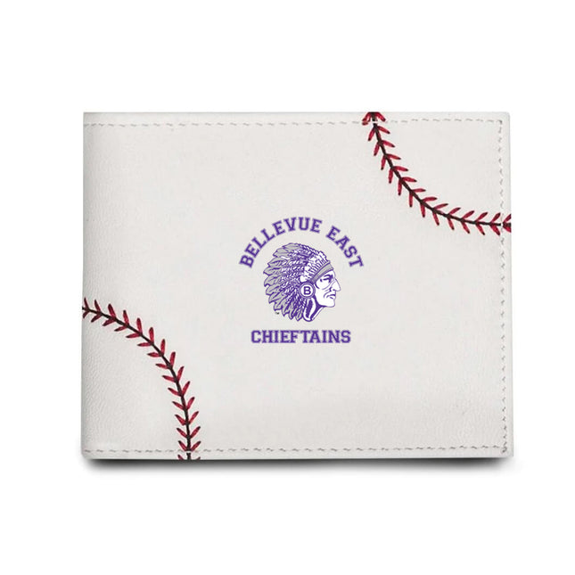 Bellevue East Chieftains Baseball Men's Wallet - Authentic Series