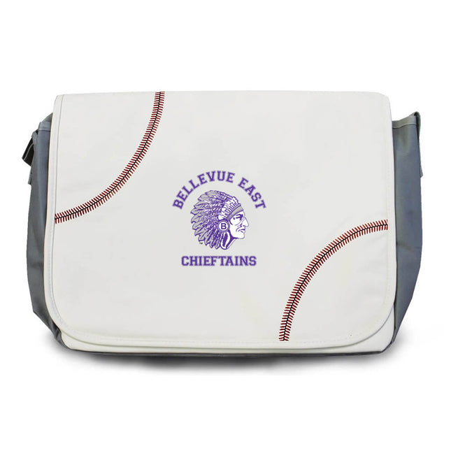 Bellevue East Chieftains Baseball Messenger Bag - Authentic Series