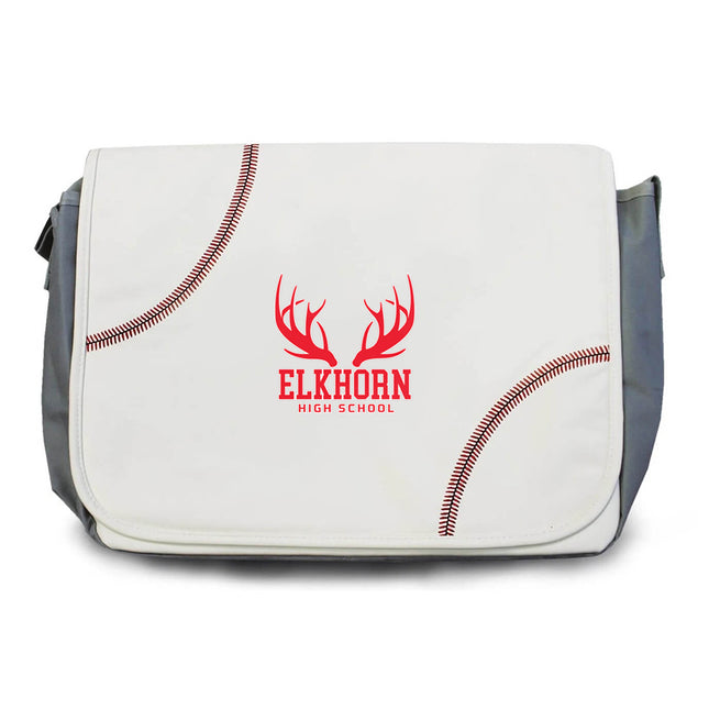 Elkhorn High School Antlers Baseball Messenger Bag - Authentic Series