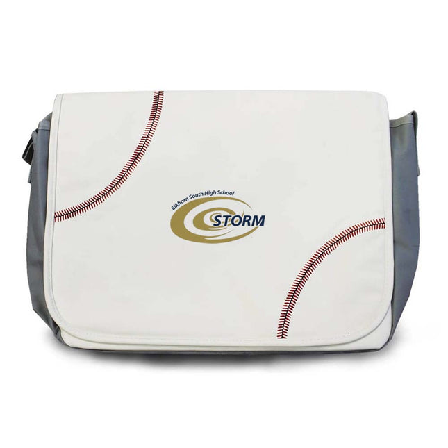 Elkhorn South Storm Baseball Messenger Bag - Authentic Series