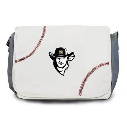 Northeastern Plainsmen Baseball Messenger Bag - Authentic Series