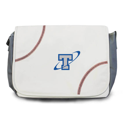 Papillion La Vista South Titans Baseball Messenger Bag - Authentic Series
