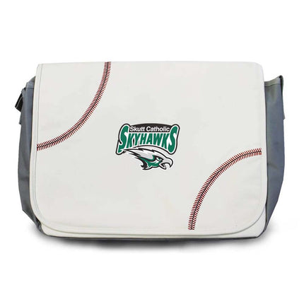 Skutt Catholic SkyHawks Baseball Messenger Bag - Authentic Series