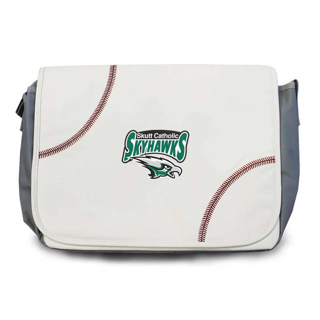 Skutt Catholic SkyHawks Baseball Messenger Bag - Authentic Series