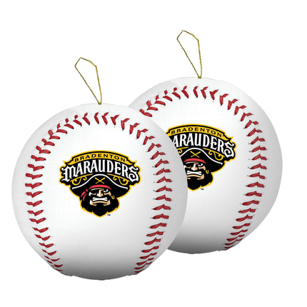 Bradenton Marauders Baseball Ornament 2-Pack Bundle - Authentic Series