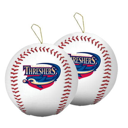 Clearwater Threshers Baseball Ornament 2-Pack Bundle - Authentic Series